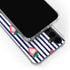 Bouffants and Broken Hearts Strawberries and Stripes Galaxy S24 Plus Clear Case