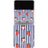 Bouffants and Broken Hearts Strawberries and Stripes Galaxy Z Flip4 5G Skin