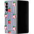 Bouffants and Broken Hearts Strawberries and Stripes Galaxy Z Fold4 5G Skin