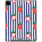 Bouffants and Broken Hearts Strawberries and Stripes iPad Pro 12.9in (2020) Clear Case