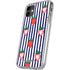 Bouffants and Broken Hearts Strawberries and Stripes iPhone 11 Clear Case