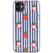 Bouffants and Broken Hearts Strawberries and Stripes iPhone 11 Clear Case