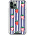 Bouffants and Broken Hearts Strawberries and Stripes iPhone 11 Pro Max Clear Case