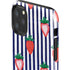 Bouffants and Broken Hearts Strawberries and Stripes iPhone 11 Pro Max Impact Case