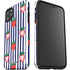Bouffants and Broken Hearts Strawberries and Stripes iPhone 11 Pro Max Impact Case
