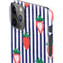 Bouffants and Broken Hearts Strawberries and Stripes iPhone 11 Pro Max Lite Case