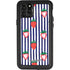 Bouffants and Broken Hearts Strawberries and Stripes iPhone 11 Pro Max Waterproof Case