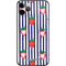 Bouffants and Broken Hearts Strawberries and Stripes iPhone 11 Pro Skin