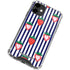 Bouffants and Broken Hearts Strawberries and Stripes iPhone 12 Clear Case