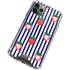 Bouffants and Broken Hearts Strawberries and Stripes iPhone 12 Pro Clear Case
