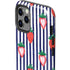 Bouffants and Broken Hearts Strawberries and Stripes iPhone 12 Pro Impact Case