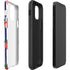 Bouffants and Broken Hearts Strawberries and Stripes iPhone 12 Pro Impact Case