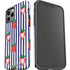 Bouffants and Broken Hearts Strawberries and Stripes iPhone 12 Pro Max Impact Case