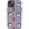 Bouffants and Broken Hearts Strawberries and Stripes iPhone 13 Impact Case