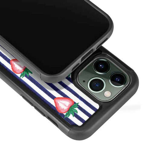 Bouffants and Broken Hearts Strawberries and Stripes iPhone 13 Pro Cargo Case