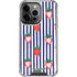 Bouffants and Broken Hearts Strawberries and Stripes iPhone 13 Pro Clear Case