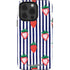 Bouffants and Broken Hearts Strawberries and Stripes iPhone 13 Pro Impact Case