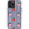 Bouffants and Broken Hearts Strawberries and Stripes iPhone 13 Pro Max Impact Case