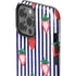 Bouffants and Broken Hearts Strawberries and Stripes iPhone 13 Pro Max Impact Case