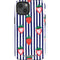 Bouffants and Broken Hearts Strawberries and Stripes iPhone 14 Impact Case