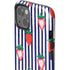 Bouffants and Broken Hearts Strawberries and Stripes iPhone 15 Impact Case