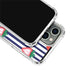 Bouffants and Broken Hearts Strawberries and Stripes iPhone 14 Pro Clear Case