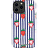 Bouffants and Broken Hearts Strawberries and Stripes iPhone 15 Pro Max Impact Case