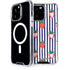 Bouffants and Broken Hearts Strawberries and Stripes iPhone 14 Pro Max MagSafe Case
