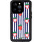 Bouffants and Broken Hearts Strawberries and Stripes iPhone 14 Pro Waterproof Case
