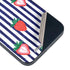Bouffants and Broken Hearts Strawberries and Stripes iPhone 14 Skin
