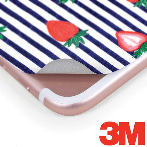Bouffants and Broken Hearts Strawberries and Stripes iPhone 8 Plus Skin