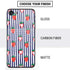 Bouffants and Broken Hearts Strawberries and Stripes iPhone SE (2nd & 3rd Gen) Skin