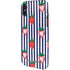 Bouffants and Broken Hearts Strawberries and Stripes iPhone X Pro Case