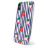 Bouffants and Broken Hearts Strawberries and Stripes iPhone X Skin