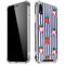 Bouffants and Broken Hearts Strawberries and Stripes iPhone XR Clear Case