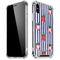 Bouffants and Broken Hearts Strawberries and Stripes iPhone XS Max Clear Case