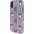 Bouffants and Broken Hearts Strawberries and Stripes iPhone XS Pro Case