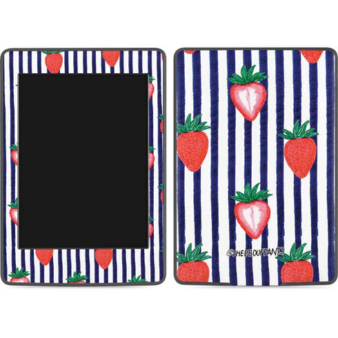 Bouffants and Broken Hearts Strawberries and Stripes Amazon Kindle Skin