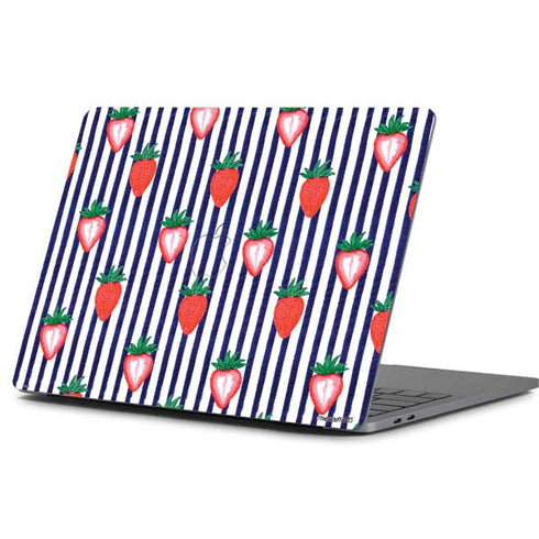 Bouffants and Broken Hearts Strawberries and Stripes Apple MacBook Pro 13-inch Skin