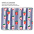Bouffants and Broken Hearts Strawberries and Stripes MacBook Pro 13in (2020) Case plus Skin