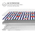 Bouffants and Broken Hearts Strawberries and Stripes MacBook Pro 13in (2020) Case plus Skin