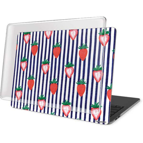 Bouffants and Broken Hearts Strawberries and Stripes MacBook Pro 16in (2019-20) Case plus Skin