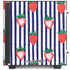 Bouffants and Broken Hearts Strawberries and Stripes NZXT H510 Compact ATX Mid-Tower Case Skin