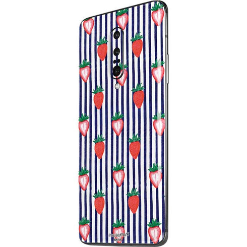 Bouffants and Broken Hearts Strawberries and Stripes OnePlus 7 Pro Skin