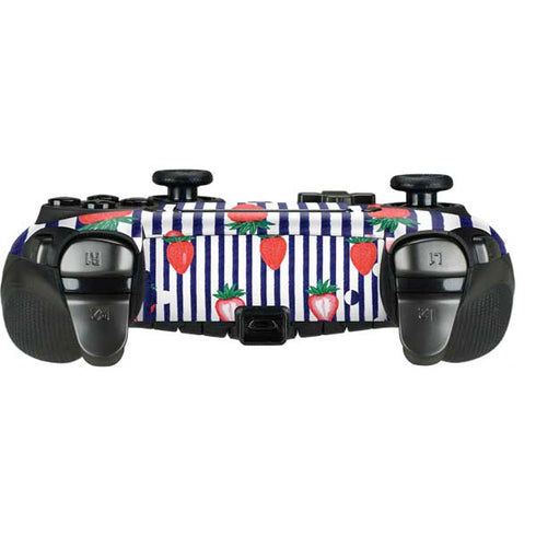 Bouffants and Broken Hearts Strawberries and Stripes PlayStation Scuf Vantage 2 Controller Skin