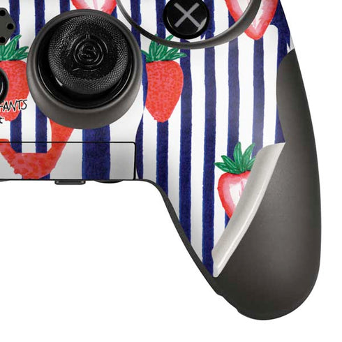 Bouffants and Broken Hearts Strawberries and Stripes PlayStation Scuf Vantage 2 Controller Skin
