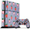 Bouffants and Broken Hearts Strawberries and Stripes PS4 Console and Controller Bundle Skin