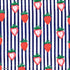 Bouffants and Broken Hearts Strawberries and Stripes PS4 Console Skin