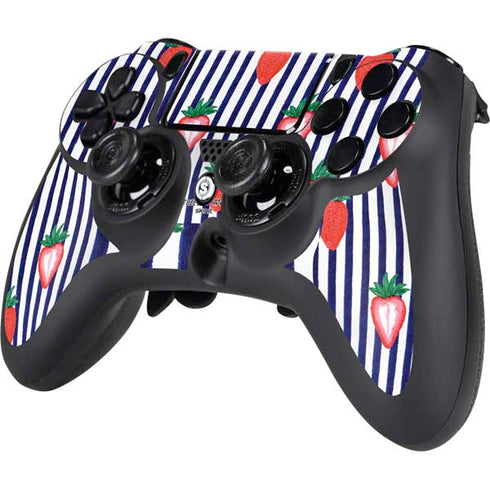 Bouffants and Broken Hearts Strawberries and Stripes PS4/PC SCUF Impact Controller Skin