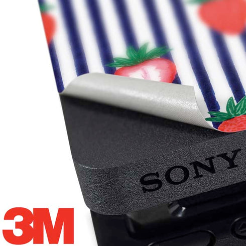 Bouffants and Broken Hearts Strawberries and Stripes PS4 Slim Bundle Skin